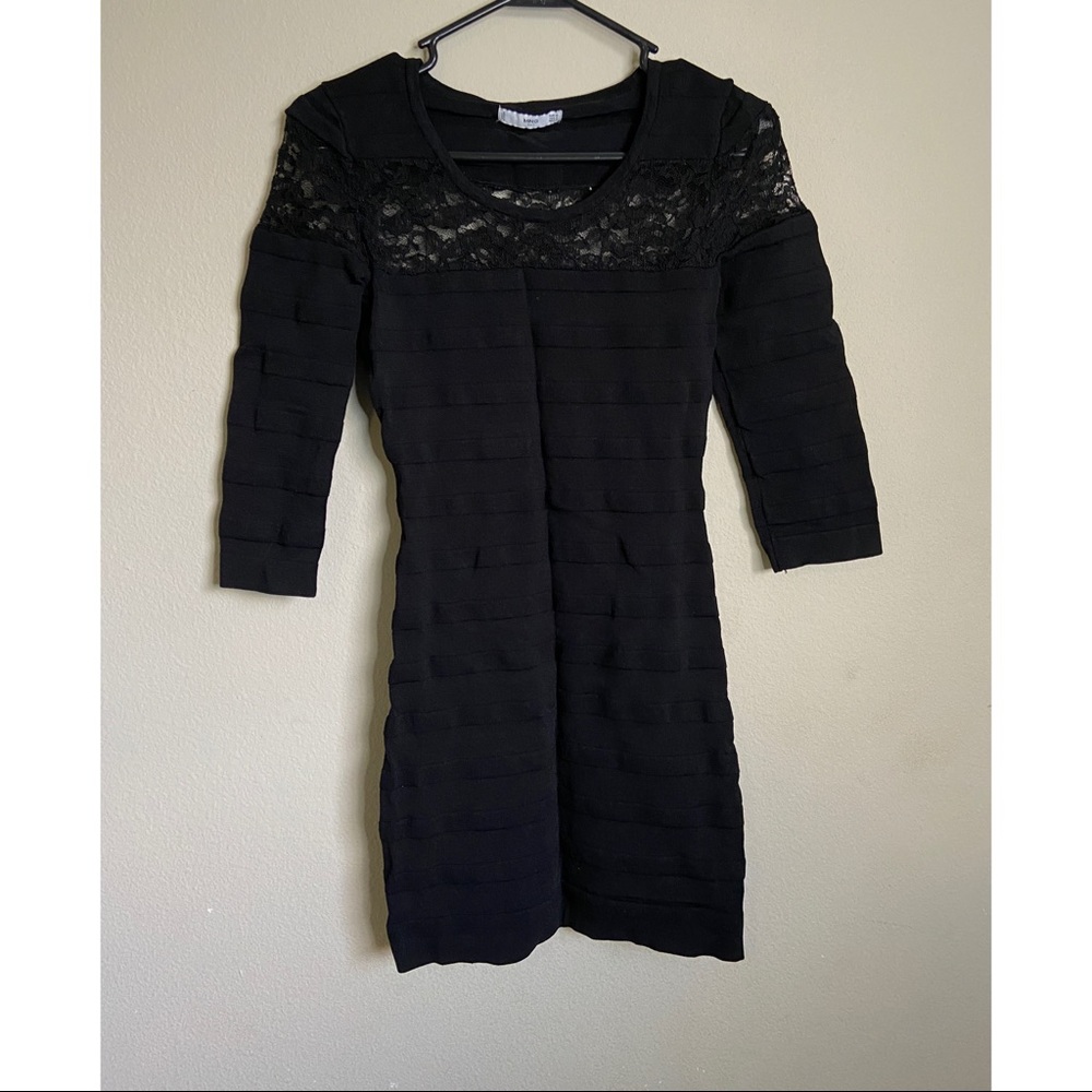 BLACK LACE BODYCON🖤